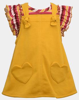 商品Bonnie Jean | Girls Heart Pocket Top & Dress 2-Piece Set,商家Lord & Taylor,价格¥237图片