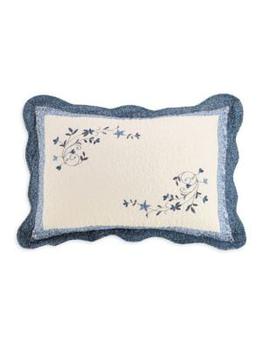 商品Modern Heirloom | Charlotte Embroidery Pillow With Cover,商家Saks OFF 5TH,价格¥152图片