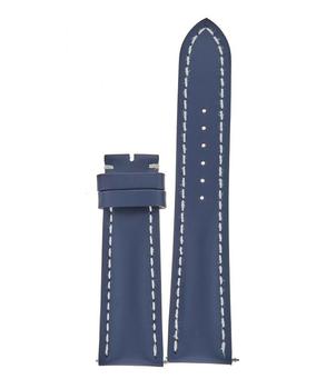 推荐Breitling Leather 22-20mm Blue Calfskin Men's Strap 105X商品