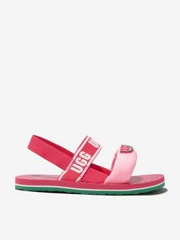 推荐Girls Zuma Sling Watermelon Stuffie Sandals in Pink商品
