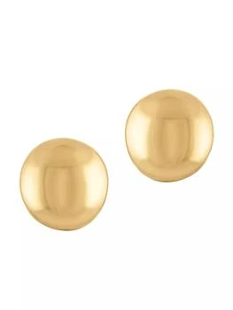 Alexa Leigh | 18K Gold-Filled Ball Stud Earrings,商家Saks Fifth Avenue,价格¥1436