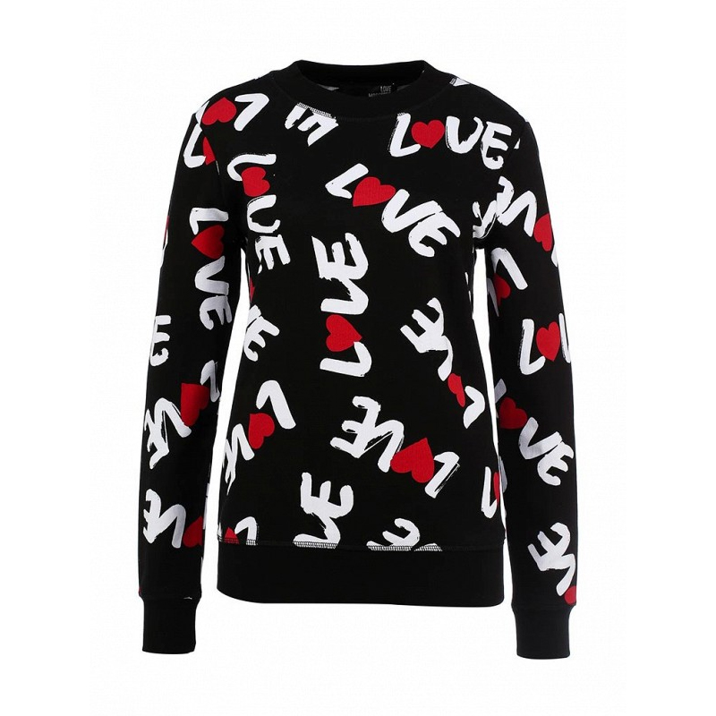 冬装莫斯奇诺卫衣, Moschino | MOSCHINO 女士黑色棉质卫衣 W627700-M3588-0002商品图片 独家减免邮费