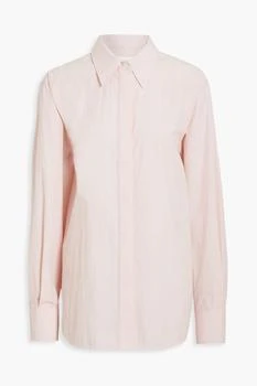 Helmut Lang | Oversized cotton-blend poplin shirt,商家THE OUTNET US,价格¥701