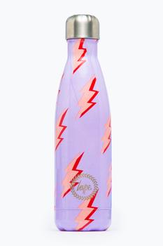 商品HYPE ACCESSORIES | HYPE LILAC LIGHTNING METAL WATER BOTTLE - 500ML,商家JustHype,价格¥158图片