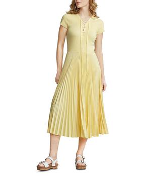 拉夫劳伦连衣裙是什么牌子, Ralph Lauren | Pleated Fit & Flare Dress商品图片 2.9折×额外9折, 额外九折