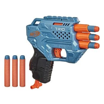 Nerf | NERF Elite 2.0 Trio SD-3 Blaster -- Includes 6 Official Darts -- 3-Barrel Blasting -- Tactical Rail for Customizing Capability 