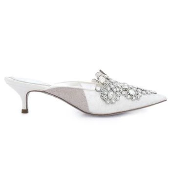 推荐Ladies White Veneziana Crystal Jewel Sandals商品