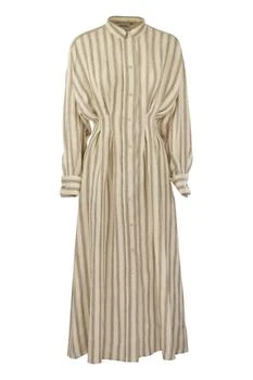 Max Mara | YOLE - STRIPED LINEN LONG DRESS 6.4折