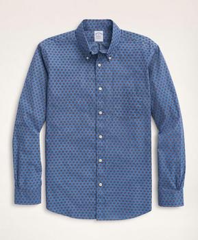 商品Brooks Brothers | Regent Regular-Fit Sport Shirt, Poplin, Foulard,商家Brooks Brothers,价格¥362图片