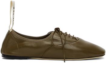 Loewe | 军绿色 Soft 德比鞋商品图片,