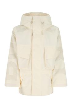 了解burberry大衣, Burberry | Ivory tech fabric oversize parka White Burberry Uomo商品图片 5折