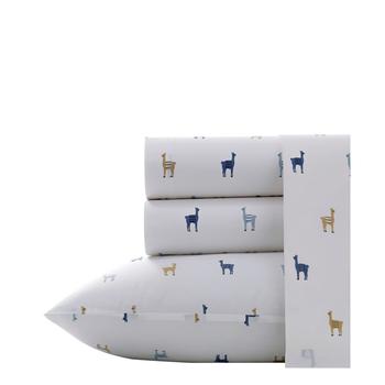 商品Poppy & Fritz | Llamas Cotton Percale 3 Piece Sheet Set,商家Macy's,价格¥692图片