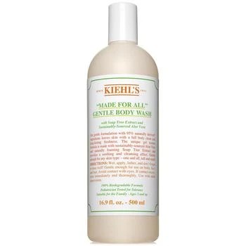 Kiehl's Since 1851 "Made For All" Gentle Body Wash, 16.9 oz.