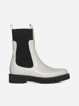 菲拉格慕鞋女靴, Salvatore Ferragamo | Chelsea leather boots商品图片 满$250享9.7折, 满折