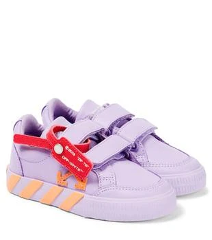 Off-White | Low Vulcanized皮革运动鞋 6.9折