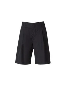 推荐Moncler Pleated Bermuda Poplin Shorts商品