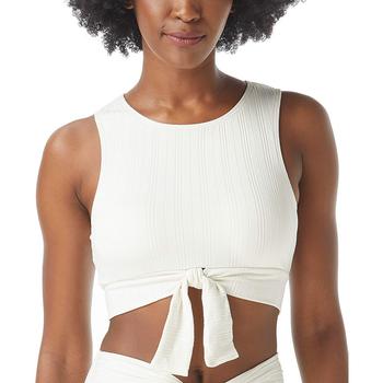 Vince Camuto | Ribbed Tie-Front Bikini Top商品图片,6折