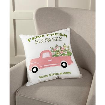 商品Farm Fresh Flower Decorative Pillow图片
