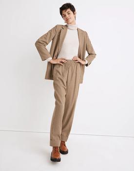 Madewell | Huston Pull-On Tapered Pants in Plaid商品图片,满$100享7.5折, 满折