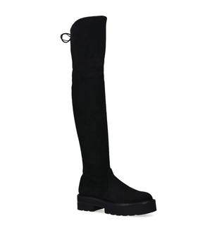 stuart weitzman lowland直邮, Stuart Weitzman | Suede Lowland Ultralift Over-The-Knee Boots 50商品图片 