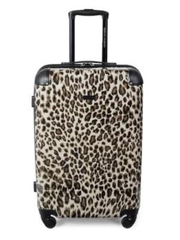 商品Rebecca Minkoff | Katie 24-Inch Leopard-Print Suitcase,商家Saks OFF 5TH,价格¥859图片