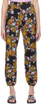 Versace | Black Cotton Lounge Pants商品图片,独家减免邮费