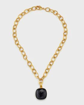 推荐Black Onyx Lily Chain Necklace商品
