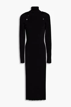 Envelope1976 | Berg cutout ribbed cashmere and wool-blend midi dress,商家THE OUTNET US,价格¥1361