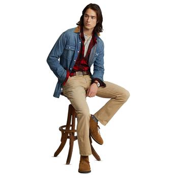 商品Ralph Lauren | Men's Hampton Stretch Relaxed Straight Jeans,商家Macy's,价格¥619图片