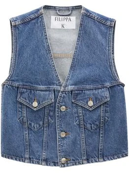 FILIPPA K | FILIPPA K - Fitted Denim Vest,商家Tessabit HK,价格¥1092