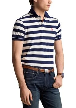 Ralph Lauren | Classic Fit Striped Mesh Polo Shirt,商家Belk,价格¥577