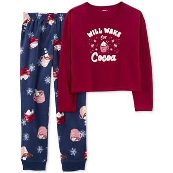 Carter's | Big Girls Will Wake for Cocoa Pajamas, 2 Piece Set,商家Macy's,价格¥80