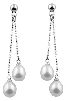 Splendid Pearls | Dangling Pearl Drop Earrings商品图片,