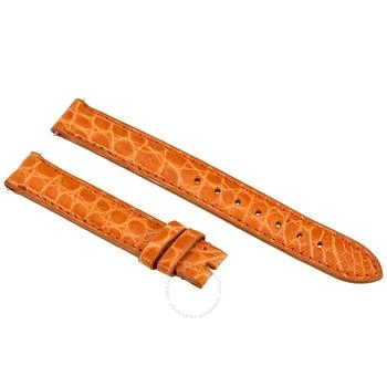 Hadley Roma | Orange 14 MM Alligator Leather Strap,商家Jomashop,价格¥373