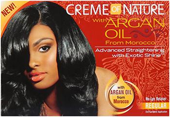 Creme Of Nature | Argan Oil Relaxer Kit商品图片,额外8折, 额外八折