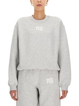 alexander wang卫衣直邮, Alexander Wang | SWEATSHIRT WITH EMBOSSED LOGO商品图片 