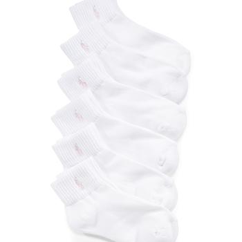 商品Polo Low-Cut Socks 6 Pack, Little Girls & Big Girls,商家Macy's,价格¥147图片