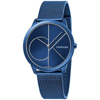 手表男ck精选, Calvin Klein | Calvin Klein Men's Minimal K3M51T5N 40mm Blue Dial Stainless Steel Watch商品图片 2折