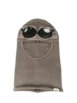 C.P. Company | C.P. Company Goggles Detailed Chunky Knitted Balaclava,商家Cettire,价格¥1415