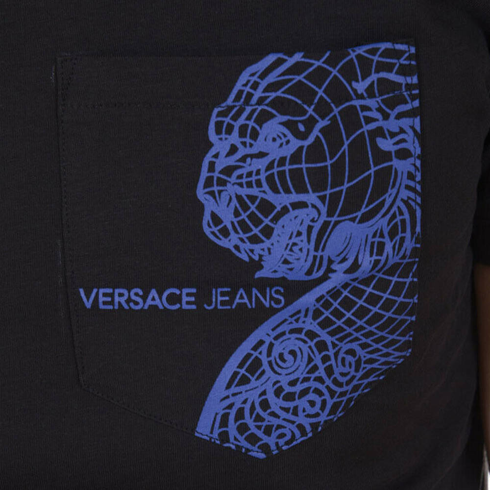 推荐VERSACE JEANS 男士黑色牛仔裤T恤 B3GPA700-36568-899商品