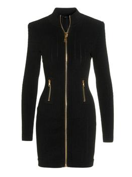 Balmain是什么牌子, Balmain | Zip knit dress商品图片 7.6折