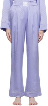 Alexander Wang | 蓝色褶裥睡裤,商家SSENSE CN,价格¥3642