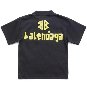 Balenciaga | 儿童黑色徽标T恤 8.9折, 独家减免邮费