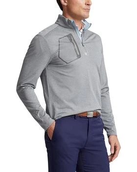 Ralph Lauren | Stretch Jersey Quarter Zip Mock Neck Golf Sweatshirt 