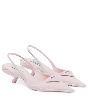 Prada | Nylon slingback pumps商品图片,