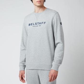 推荐Belstaff Men's 1924 Sweatshirt - Grey Melange/Dark Ink商品