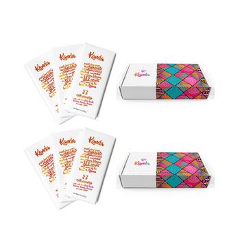 商品Kanda Chocolates | Extra Milk Chocolate Gift Boxes in African and Cocoa Prints Set, 6 Pieces,商家Macy's,价格¥287图片