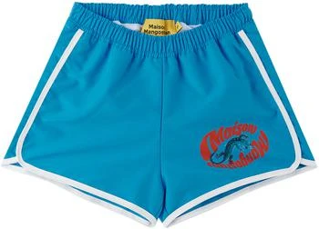 Maison Mangostan | Kids Blue Gecko Swim Shorts,商家Ssense US,价格¥147