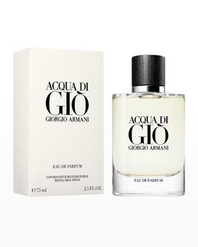 推荐2.5 oz. Acqua di Gio For Men Refillable Eau de Parfum商品