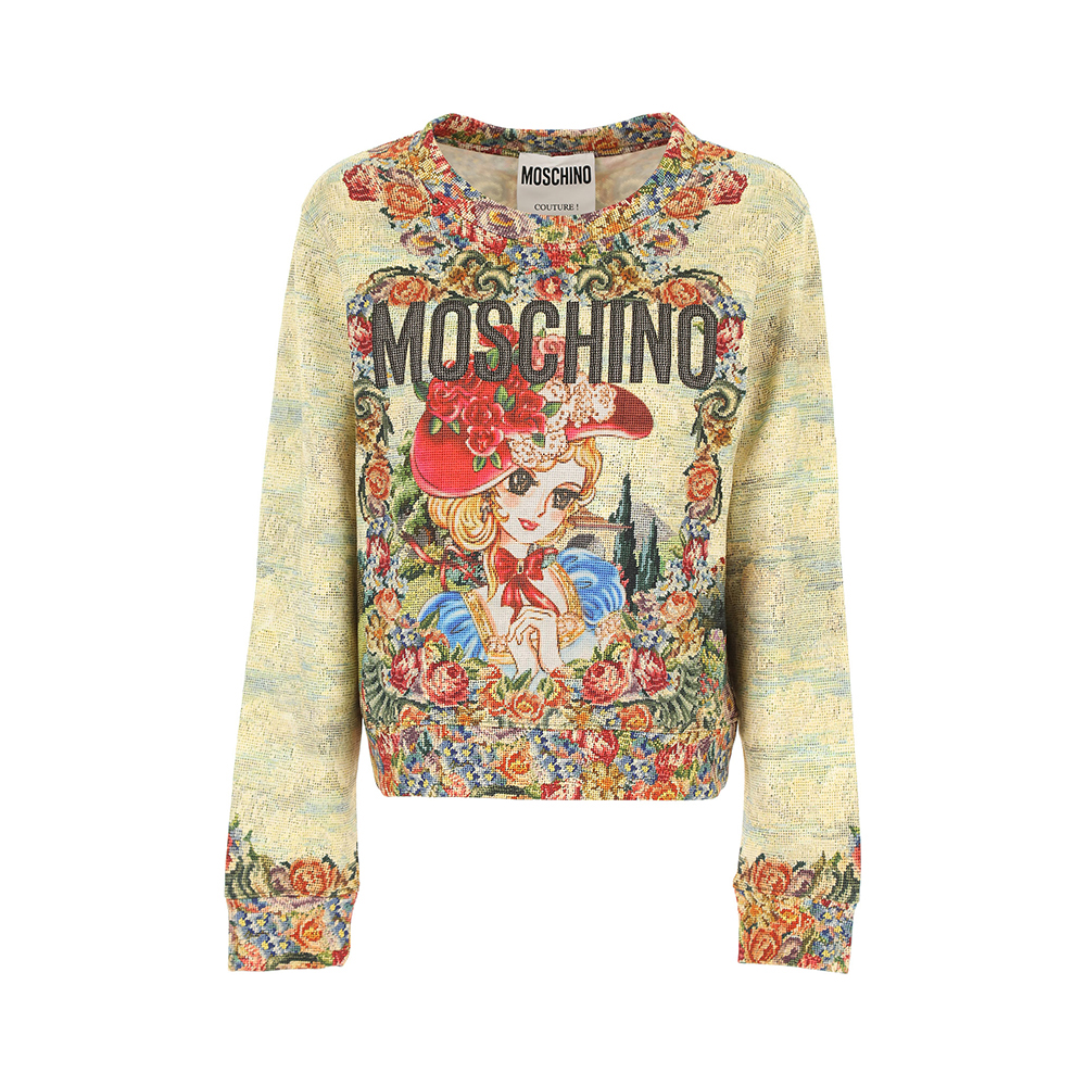 Moschino | MOSCHINO 女士印花圆领卫衣 A1716-5427-2888商品图片,独家减免邮费